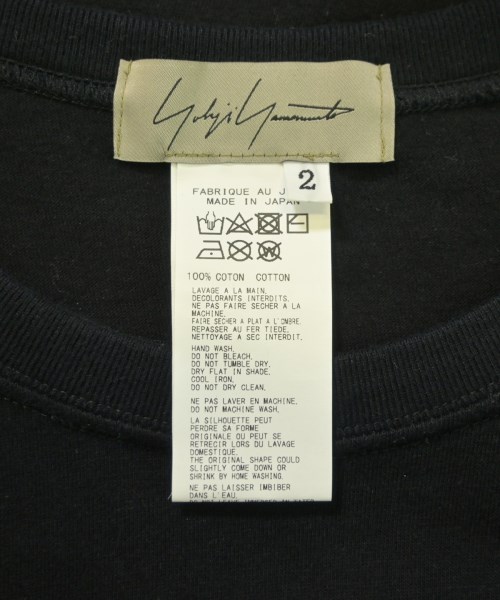Yohji Yamamoto（ヨウジヤマモト）Tシャツ・カットソー 黒 サイズ:2(S位) レディース/2200669829075