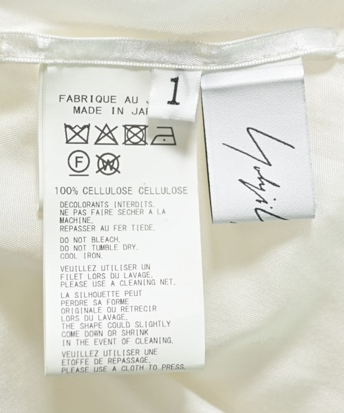 Yohji Yamamoto（ヨウジヤマモト）カジュアルシャツ 白 サイズ:1(XS位) レディース/2200670267019
