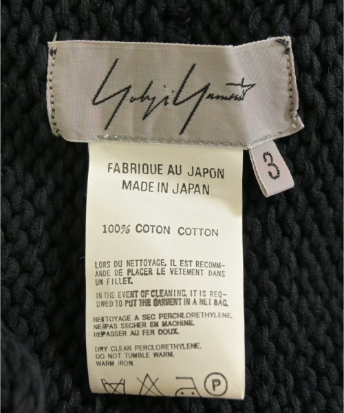 Yohji Yamamoto（ヨウジヤマモト）ニット・セーター 黒 サイズ:3(M位) レディース/2200664901042