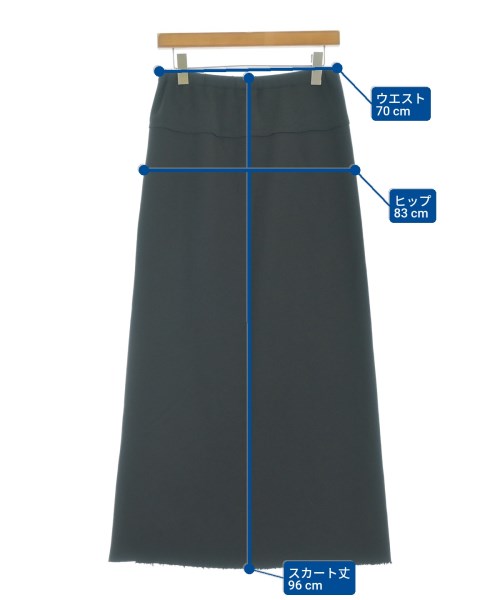 Yohji Yamamoto（ヨウジヤマモト）ロング・マキシ丈スカート 黒 サイズ:1(XS位) レディース/2200664901059