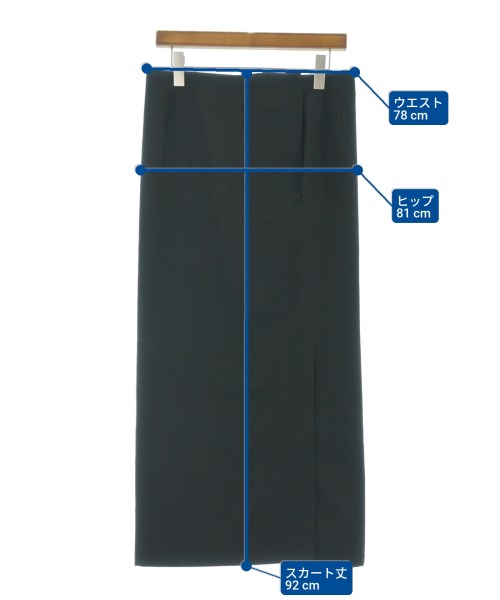 Yohji Yamamoto（ヨウジヤマモト）ロング・マキシ丈スカート 黒 サイズ:S レディース/2200664901073