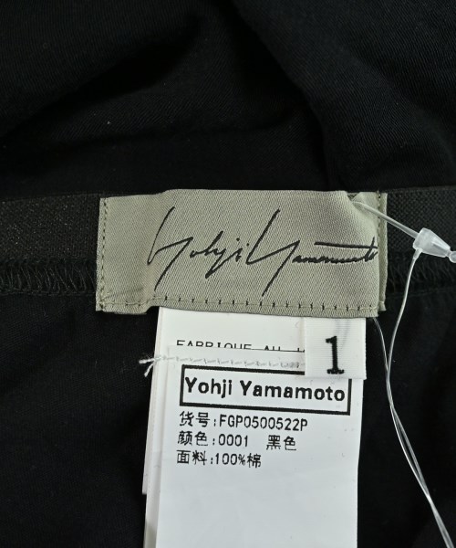 Yohji Yamamoto（ヨウジヤマモト）小物類（その他） 黒 サイズ:1 レディース/2200670727025