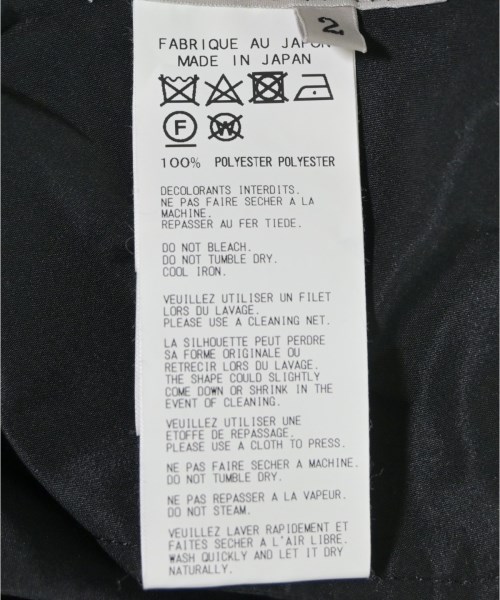 Yohji Yamamoto（ヨウジヤマモト）オールインワン/サロペット 黒 サイズ:2(S位) レディース/2200670132027