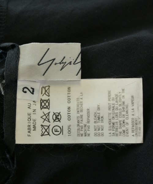 Yohji Yamamoto（ヨウジヤマモト）Tシャツ・カットソー 黒 サイズ:2(S位) レディース/2200670132058