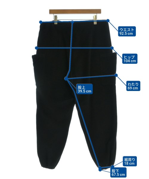Yohji Yamamoto（ヨウジヤマモト）カーゴパンツ 黒 サイズ:2(S位) レディース/2200670132065