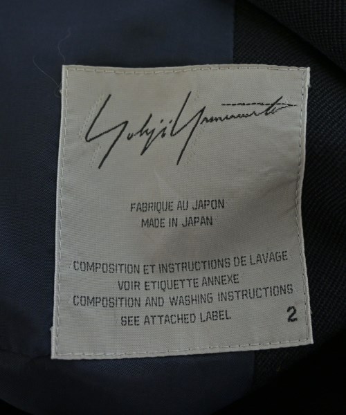 Yohji Yamamoto（ヨウジヤマモト）テーラードジャケット 紺 サイズ:2(S位) レディース/2200722610022