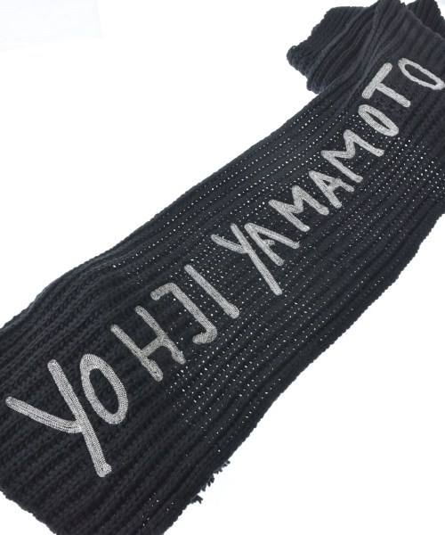 Yohji Yamamoto（ヨウジヤマモト）マフラー 黒 サイズ:- メンズ/2200730764014