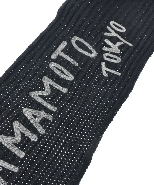 Yohji Yamamoto（ヨウジヤマモト）マフラー 黒 サイズ:- メンズ/2200730764014