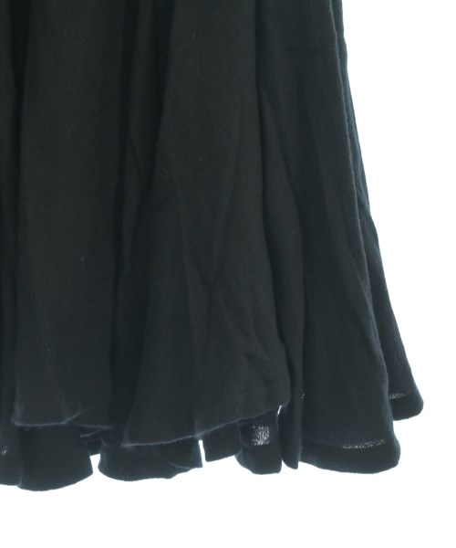 Yohji Yamamoto（ヨウジヤマモト）ひざ丈スカート 黒 サイズ:1(XS位) レディース/2200725424053