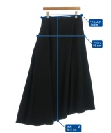 Yohji Yamamoto（ヨウジヤマモト）ロング・マキシ丈スカート 黒 サイズ:3(M位) レディース/2200724295012