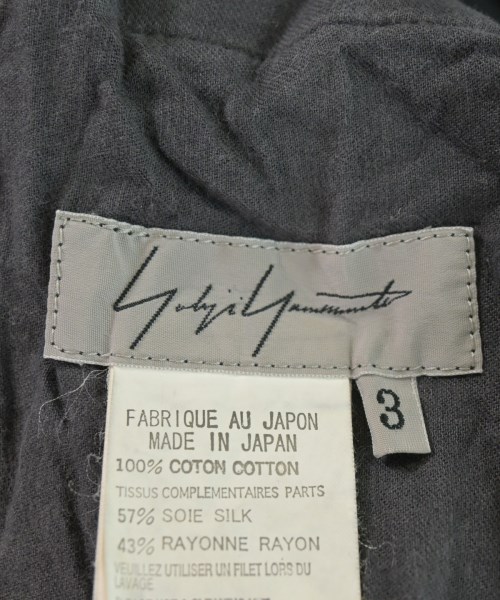 Yohji Yamamoto（ヨウジヤマモト）その他 グレー サイズ:3(M位) レディース/2200727789181