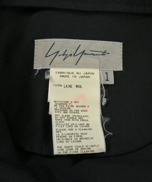 Yohji Yamamoto（ヨウジヤマモト）オールインワン/サロペット 黒 サイズ:1(XS位) レディース/2200731658091