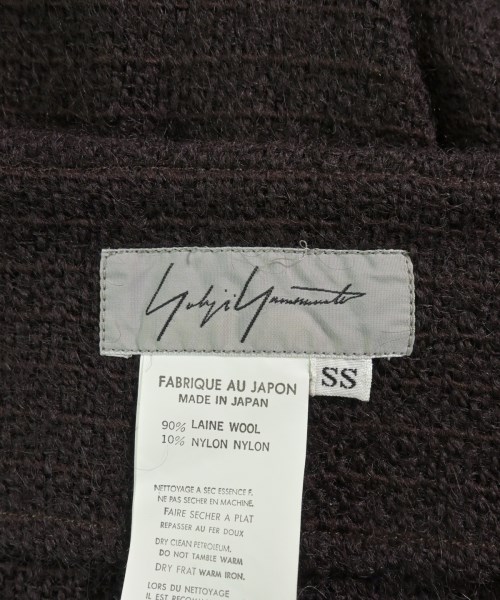 Yohji Yamamoto（ヨウジヤマモト）その他 茶 サイズ:SS(XS位) レディース/2200724483013