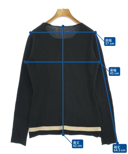 Yohji Yamamoto（ヨウジヤマモト）ニット・セーター 黒 サイズ:2(S位) レディース/2200731453054