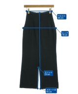 Yohji Yamamoto（ヨウジヤマモト）ロング・マキシ丈スカート 黒 サイズ:1(XS位) レディース/2200733709104
