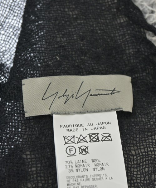 Yohji Yamamoto（ヨウジヤマモト）マフラー 黒 サイズ:- レディース/2200734012210