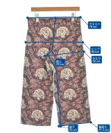 Yohji Yamamoto（ヨウジヤマモト）クロップドパンツ 赤 サイズ:1(XS位) レディース/2200736697149