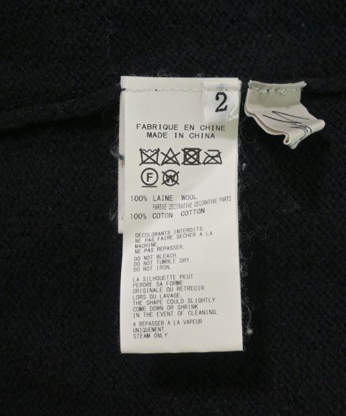 Yohji Yamamoto（ヨウジヤマモト）ニット・セーター 黒 サイズ:2(S位) レディース/2200737330014