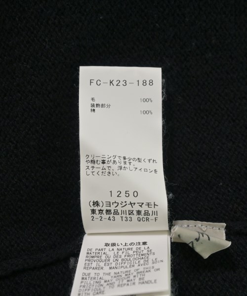 Yohji Yamamoto（ヨウジヤマモト）ニット・セーター 黒 サイズ:2(S位) レディース/2200737330014