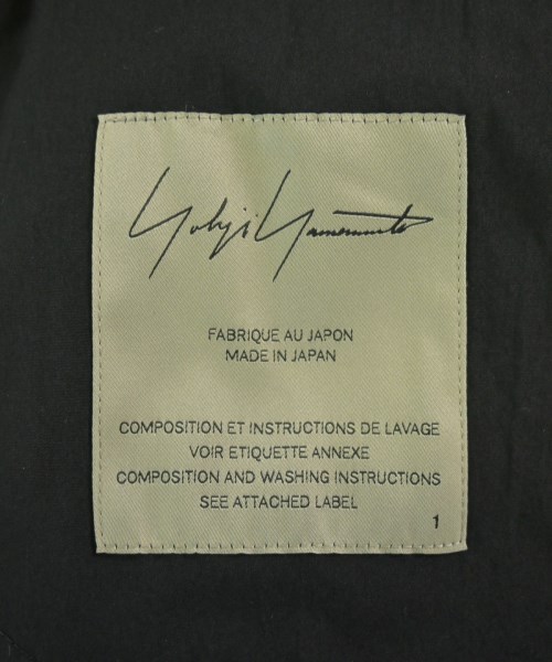 Yohji Yamamoto（ヨウジヤマモト）トレンチコート 黒 サイズ:1(XS位) レディース/2200721065021