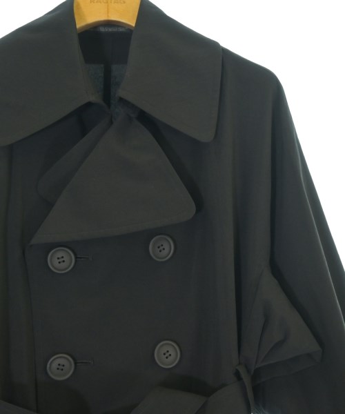 Yohji Yamamoto（ヨウジヤマモト）トレンチコート 黒 サイズ:1(XS位) レディース/2200721065021