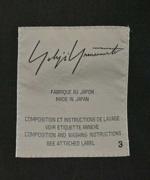 Yohji Yamamoto（ヨウジヤマモト）カジュアルジャケット 黒 サイズ:3(M位) レディース/2200722392010