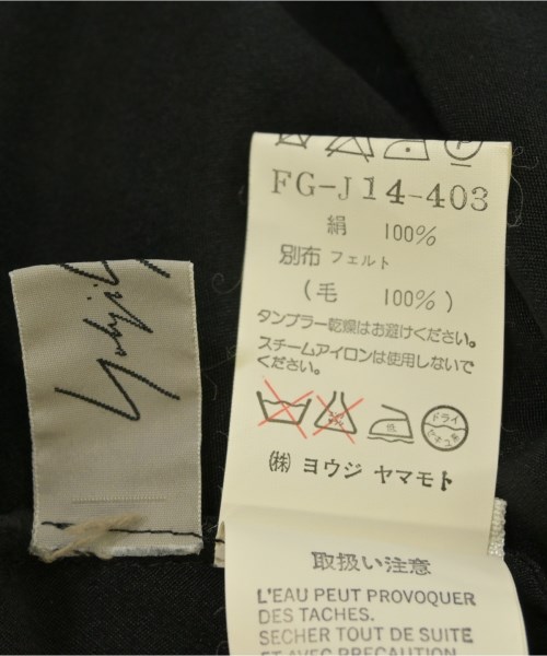 Yohji Yamamoto（ヨウジヤマモト）カジュアルジャケット 黒 サイズ:S レディース/2200722392034