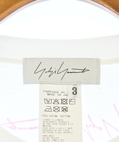 Yohji Yamamoto（ヨウジヤマモト）Tシャツ・カットソー 白 サイズ:3(M位) レディース/2200723830030