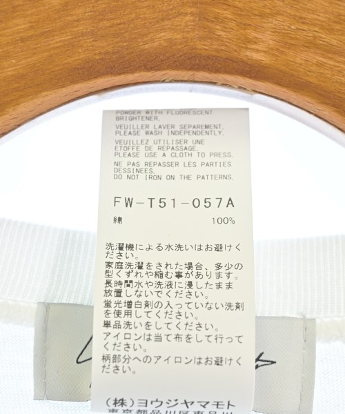 Yohji Yamamoto（ヨウジヤマモト）Tシャツ・カットソー 白 サイズ:3(M位) レディース/2200723830030