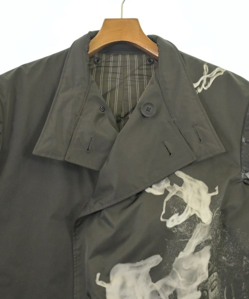 yohji yamamoto POUR HOMME（ヨウジヤマモトプールオム）ステンカラーコート グレー サイズ:2(S位) メンズ/2200720541014