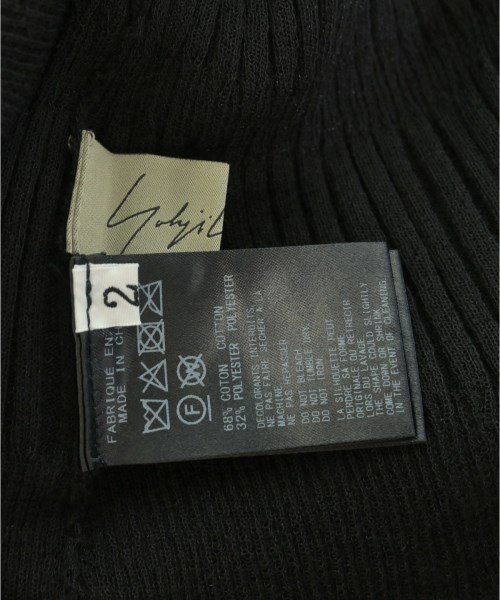 Yohji Yamamoto（ヨウジヤマモト）ニット・セーター 黒 サイズ:2(S位) レディース/2200726227035