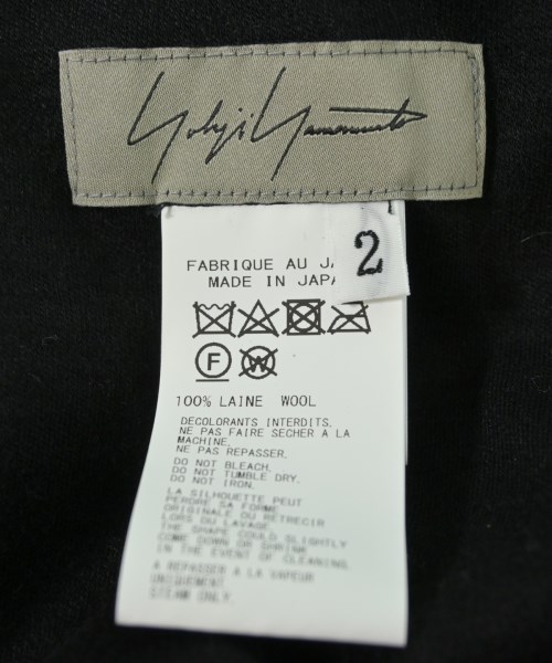 Yohji Yamamoto（ヨウジヤマモト）その他 黒 サイズ:2(S位) レディース/2200726759062