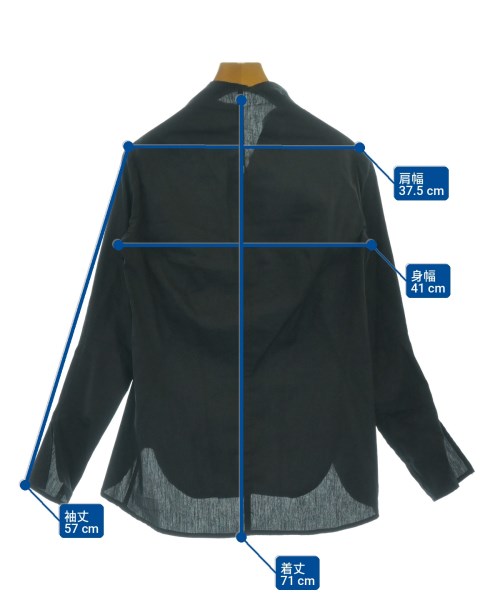 Yohji Yamamoto（ヨウジヤマモト）ブラウス 黒 サイズ:1(XS位) レディース/2200727017031