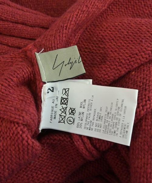 Yohji Yamamoto（ヨウジヤマモト）ニット・セーター 赤 サイズ:2(S位) レディース/2200727104113