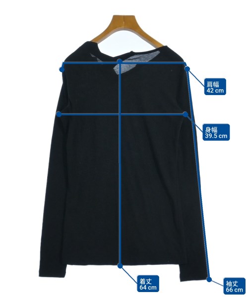 Yohji Yamamoto（ヨウジヤマモト）Tシャツ・カットソー 黒 サイズ:-(M位) レディース/2200727620064