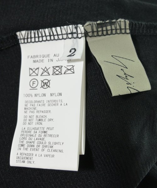 Yohji Yamamoto（ヨウジヤマモト）Tシャツ・カットソー 黒 サイズ:2(S位) レディース/2200727595058