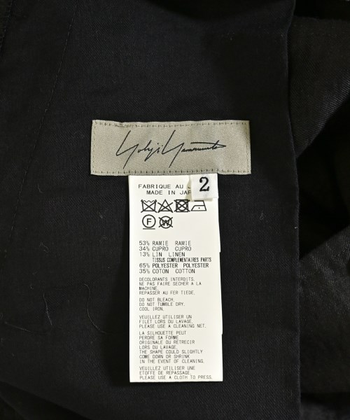 Yohji Yamamoto（ヨウジヤマモト）その他 黒 サイズ:2(S位) レディース/2200727595089