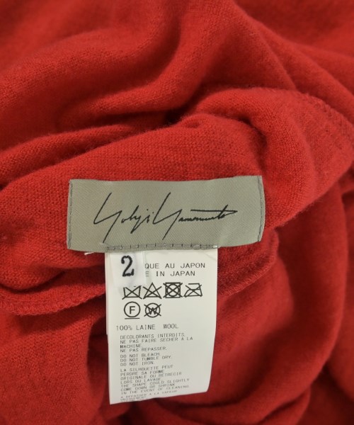 Yohji Yamamoto（ヨウジヤマモト）ワンピース 赤 サイズ:2(S位) レディース/2200728445079