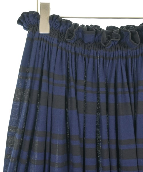 Yohji Yamamoto（ヨウジヤマモト）ひざ丈スカート 紺 サイズ:2(S位) レディース/2200729142021