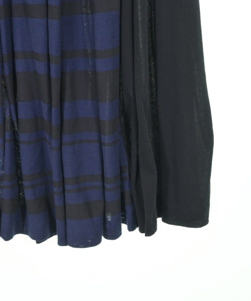 Yohji Yamamoto（ヨウジヤマモト）ひざ丈スカート 紺 サイズ:2(S位) レディース/2200729142021