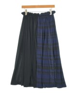 Yohji Yamamoto（ヨウジヤマモト）ひざ丈スカート 紺 サイズ:2(S位) レディース/2200729142021