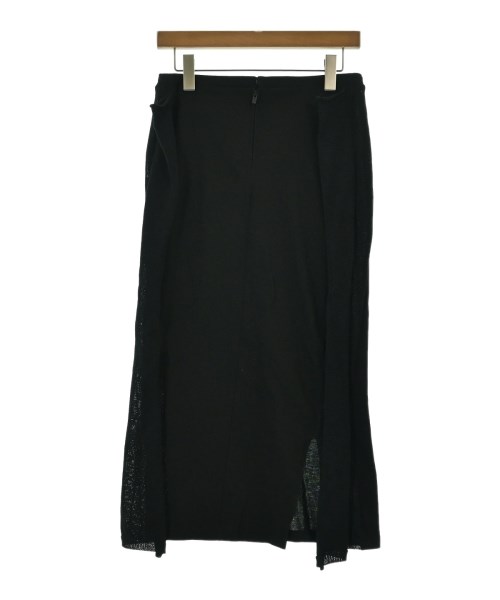 Yohji Yamamoto（ヨウジヤマモト）ひざ丈スカート 黒 サイズ:2(S位) レディース/2200683267167