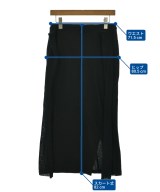 Yohji Yamamoto（ヨウジヤマモト）ひざ丈スカート 黒 サイズ:2(S位) レディース/2200683267167