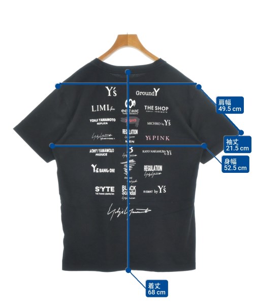 Yohji Yamamoto（ヨウジヤマモト）Tシャツ・カットソー 黒 サイズ:XL メンズ/2200685062036