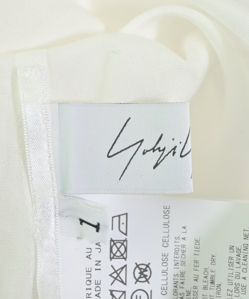 Yohji Yamamoto（ヨウジヤマモト）カジュアルシャツ 白 サイズ:1(XS位) レディース/2200679783152