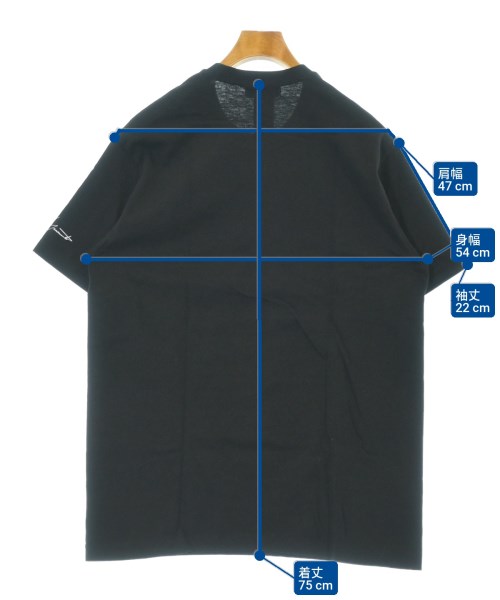 Yohji Yamamoto（ヨウジヤマモト）Tシャツ・カットソー 黒 サイズ:3(M位) メンズ/2200685318034