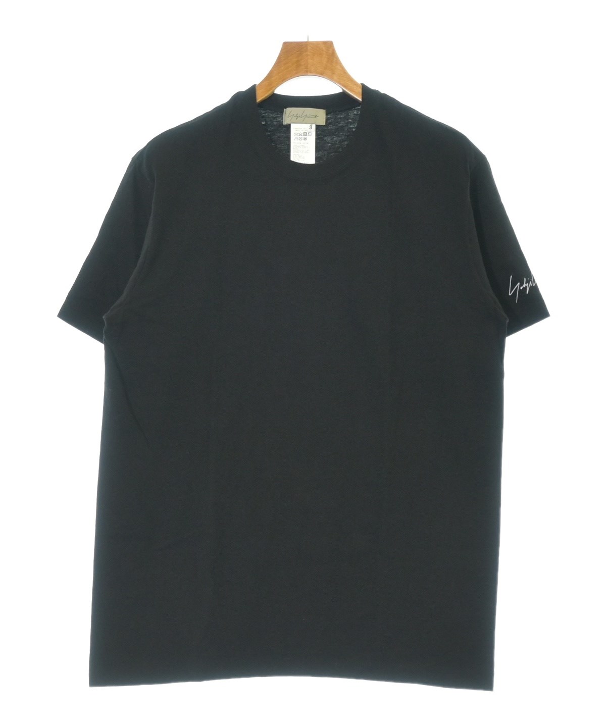 Yohji Yamamoto（ヨウジヤマモト）Tシャツ・カットソー 黒 サイズ:3(M