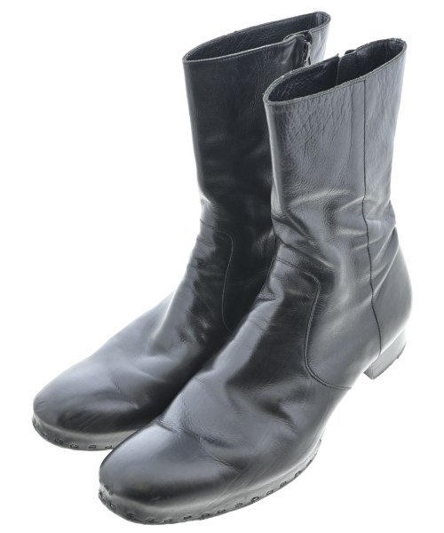 YOHJI YAMAMOTO(ヨウジヤマモト)ブーツ 黒 サイズ:4(24cm位)/2200685530061