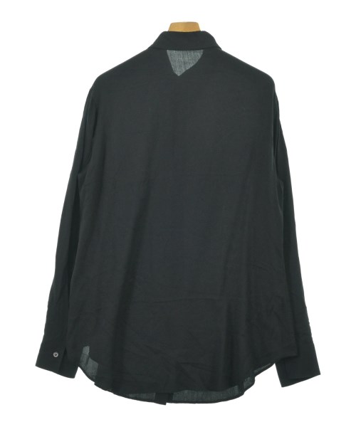 Yohji Yamamoto（ヨウジヤマモト）カジュアルシャツ 黒 サイズ:2(S位) メンズ/2200685924013