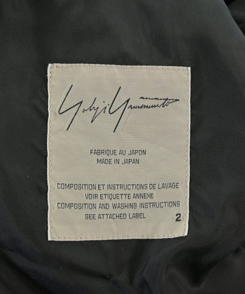Yohji Yamamoto（ヨウジヤマモト）コート 黒 サイズ:2(S位) メンズ/2200685924037